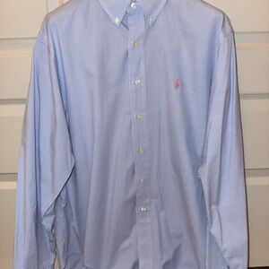 Ralph Lauren Light Blue Gingham Shirt